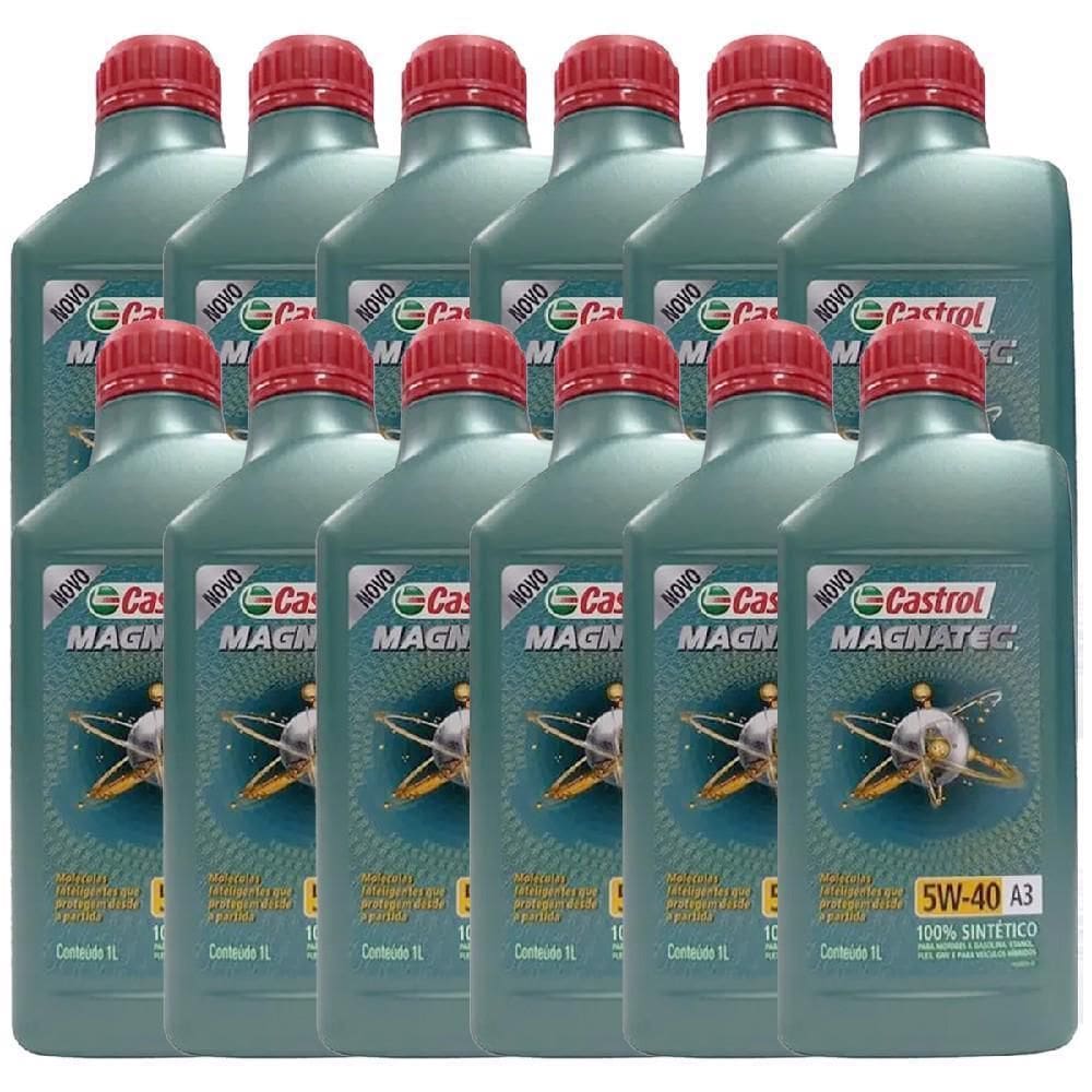 Óleo Sintético 5W40 A3 Magnatec Com 12Un 3436621 - Castrol