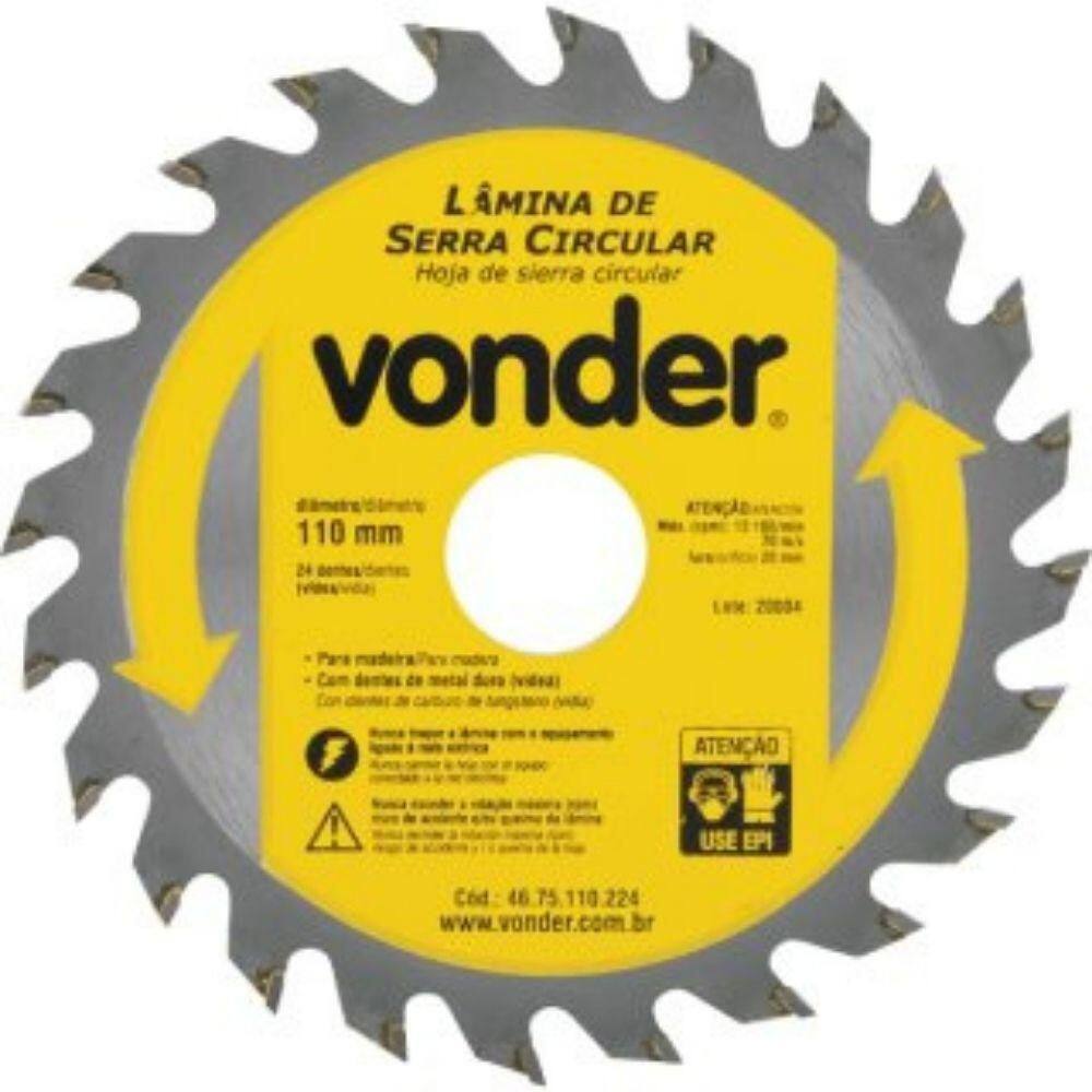 Serra Circular Videa 110X20X24D Vonder