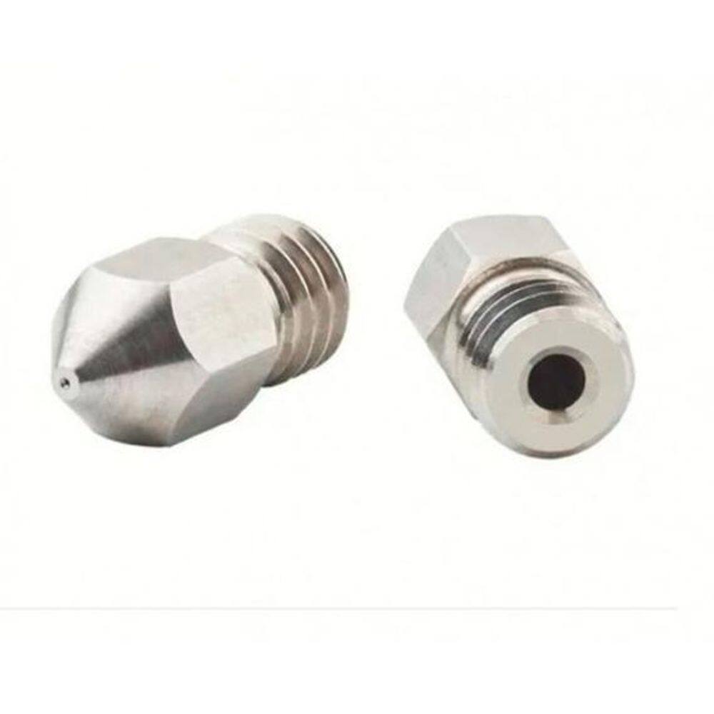 5X Bico Nozzle Bico Aço Inox 3D Mk8 Creality Cr-10 Ender 3