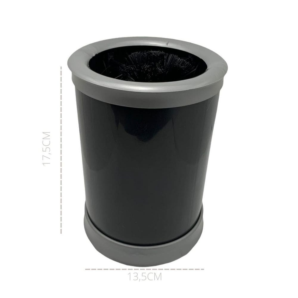 Suporte Lavador De Copos Com Fixador Ventosa Preto