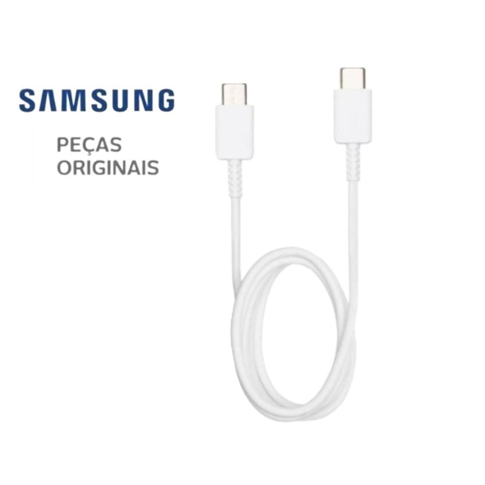 Cabo USB-C Samsung 25W S21 Plus Ultra - Carregamento Rápido