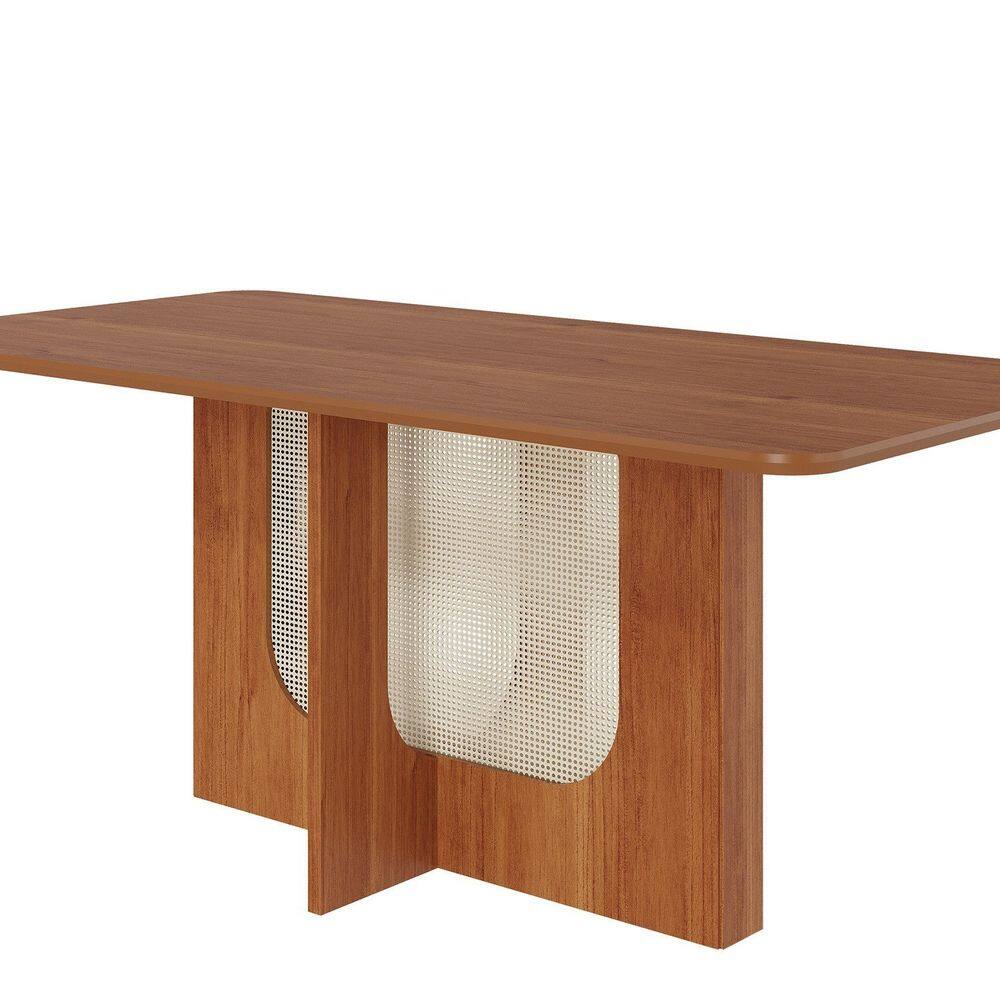 Mesa para Sala de Jantar Louise 180cmsem Vidro Cinamomo