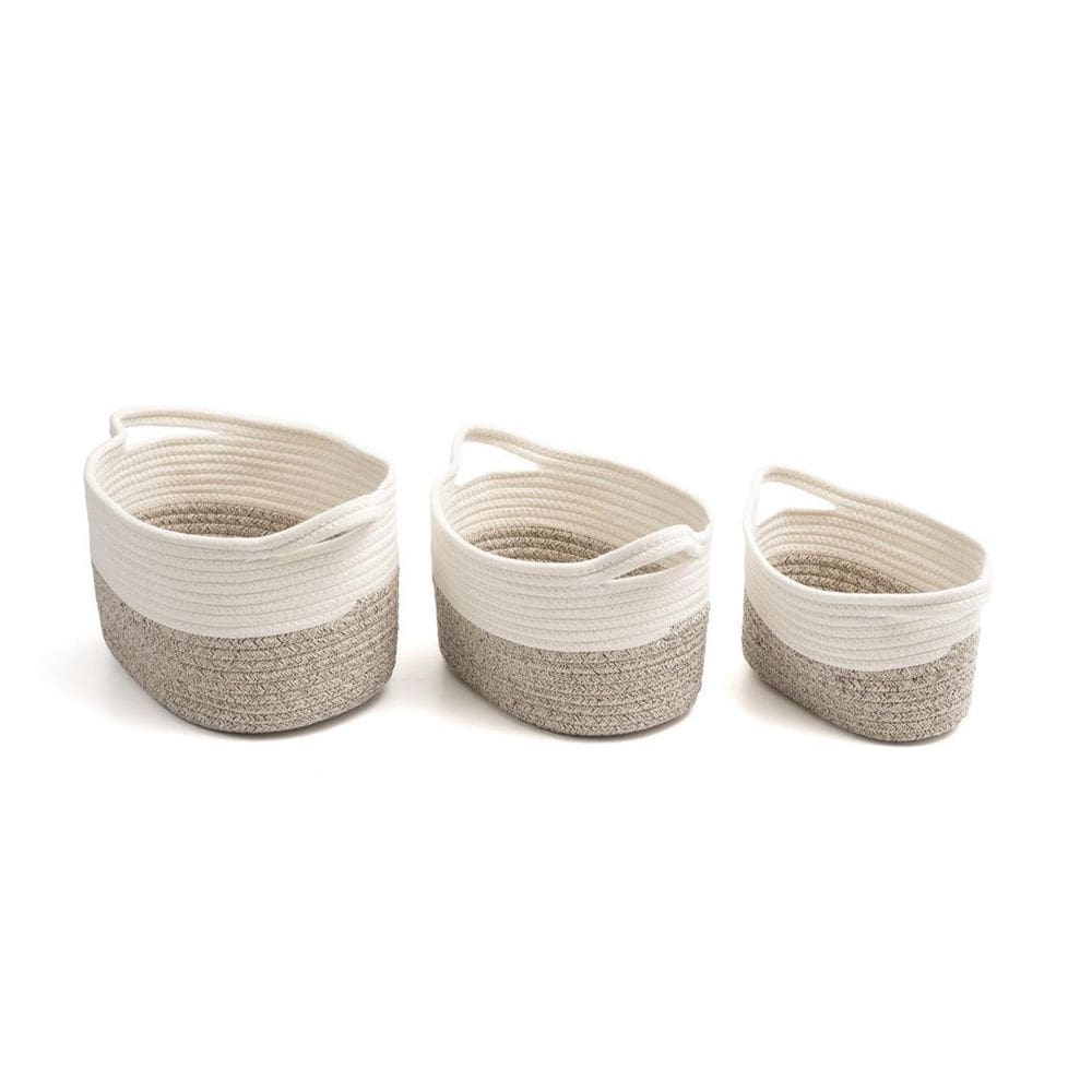Kit Cestos Duo Cordas Com Alças 3Pcs - Oikos
U Natural Uni