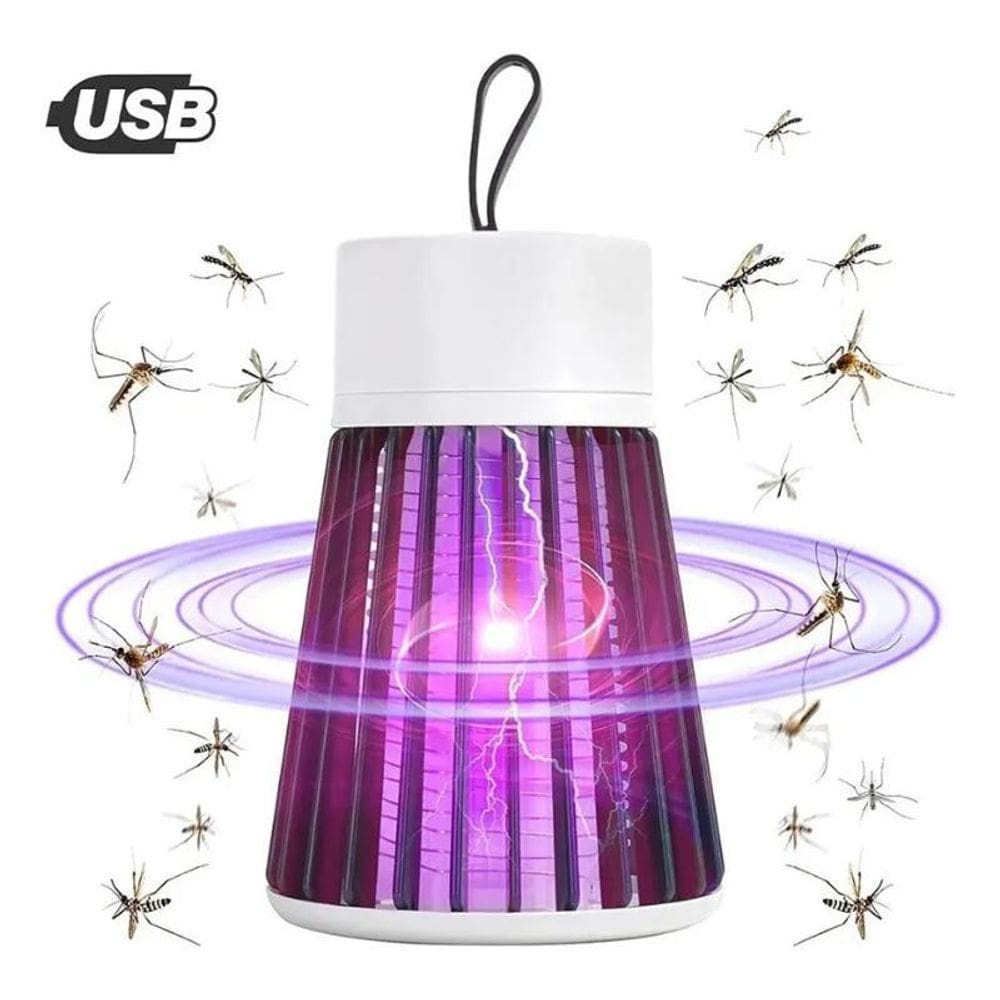 Armadilha Abajur Luminária Mata Mosquito Pernilongo Insetos