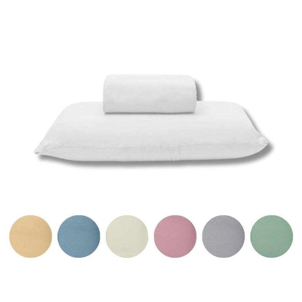 Jogo de Cama Solteiro Malha Basic Buettner Branco 2 Peças