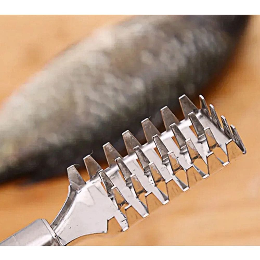 Escamador Tira Escama Peixe Inox Profissional