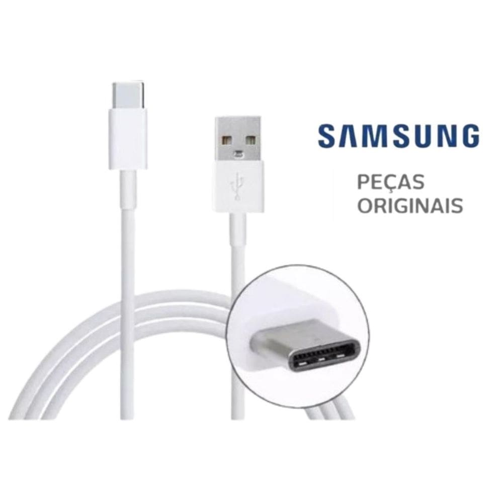 Cabo Carregador Tipo C Turbo Samsung Galaxy A31 SM-A315