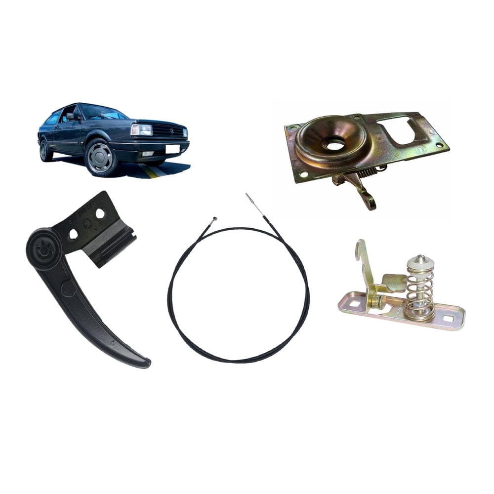 Kit Cabo + Fecho Inferior E Superior Capô Gol Voyage 88 94