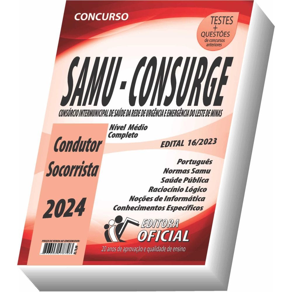 Apostila Samu - Consurge - Mg - Condutor Socorrista