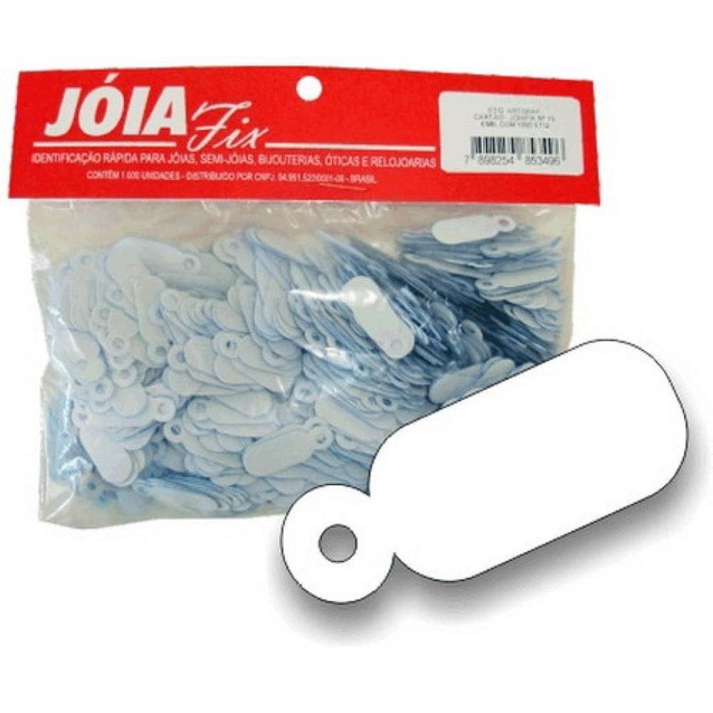 Etiqueta Brinco Jóia Fix Nº15 23X8Mm S/Linha 1000 Etiquetas