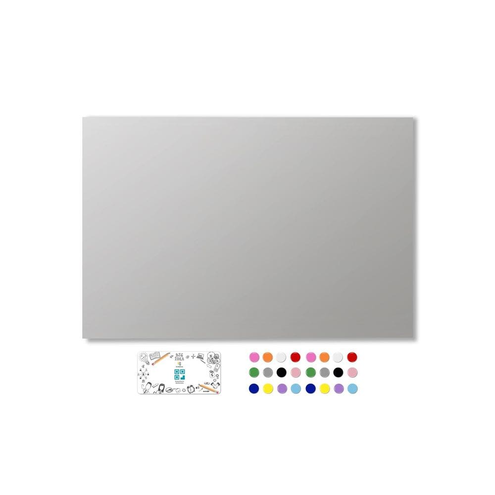 Painel Fotos, Notas + 24 Imãs + Tecnologia 96X65 - Cinza
