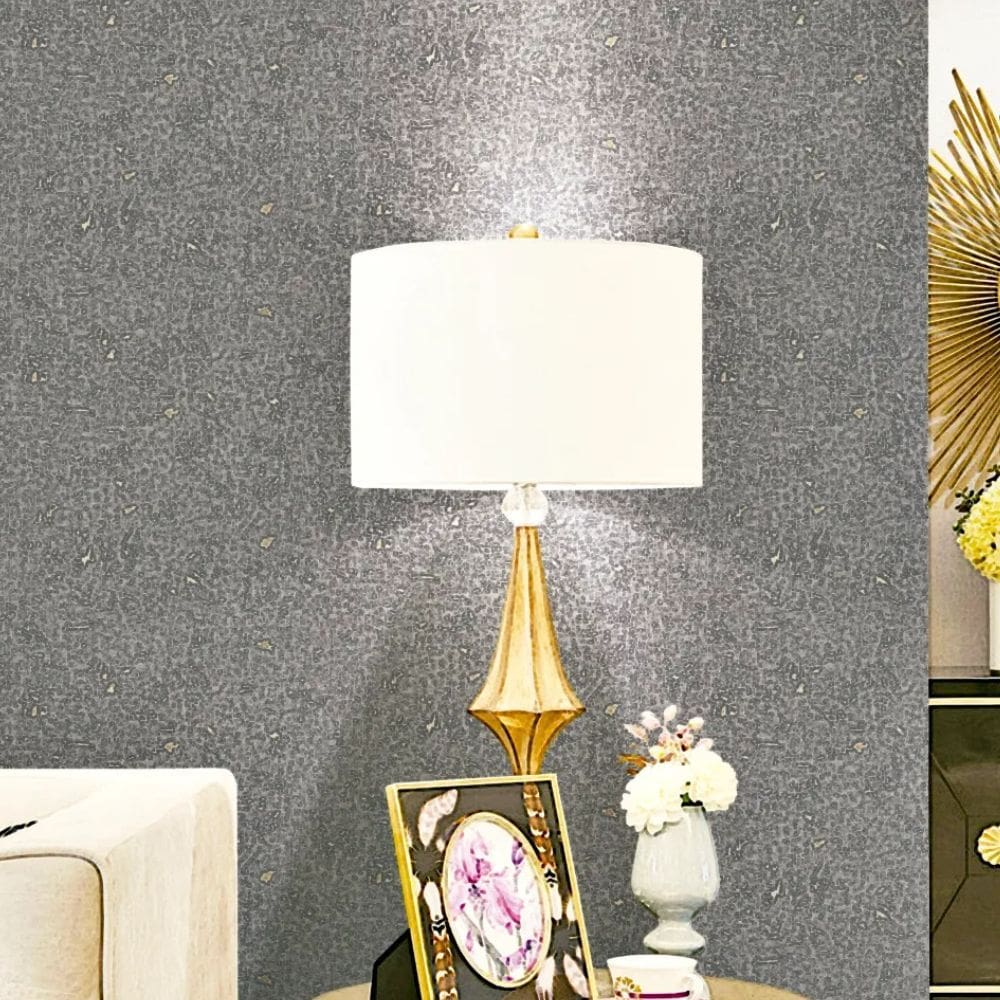 Papel de Parede Colorkey Concreto Cinza e Prata COL1038