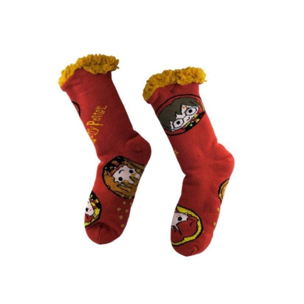 Meia Pantufa Cozy Hogwarts Harry Potter Tam G Zona Criativa