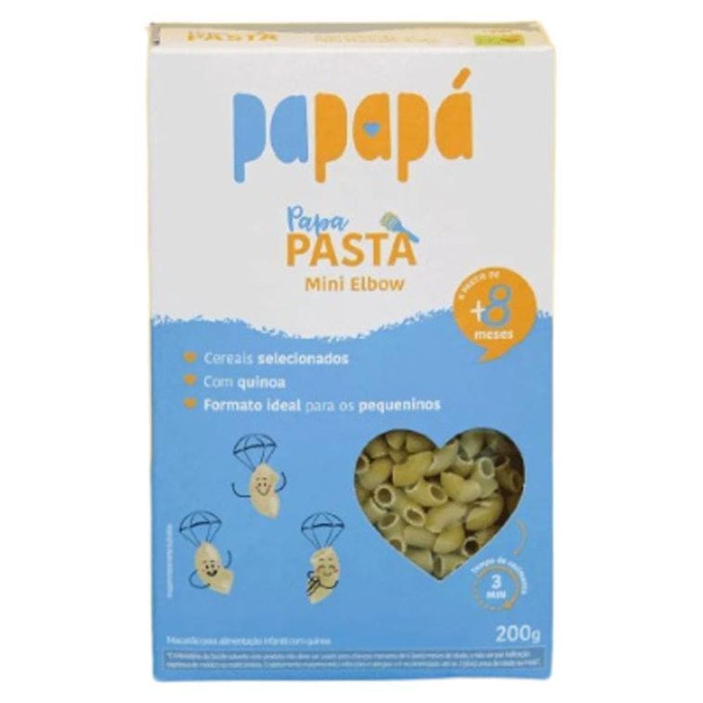Macarrão Infantil Mini Elbow Papapá 200G
