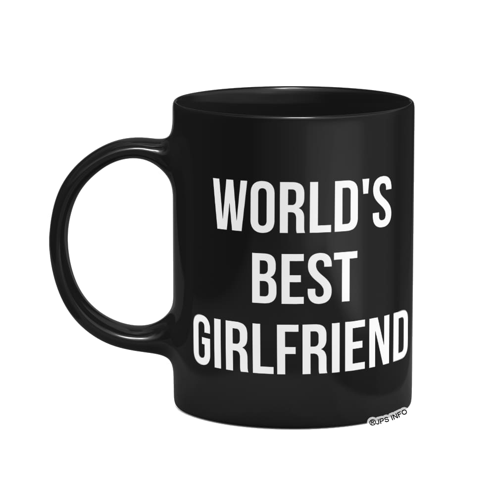 Caneca World`s Best Girlfriend - The Office - Preta