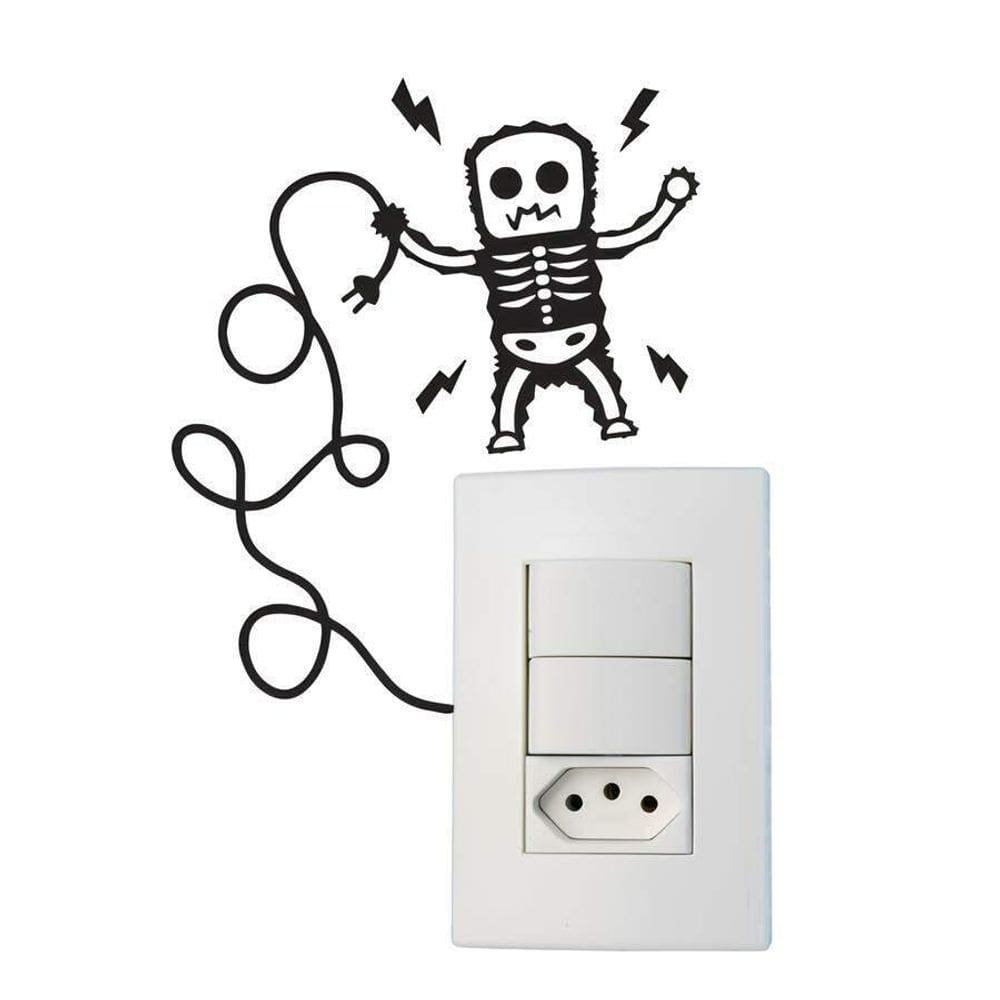 Adesivo De Interruptor Choque