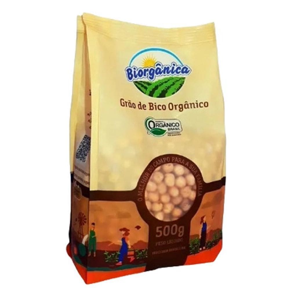 Grão De Bico Orgânico Biorgânica 500G