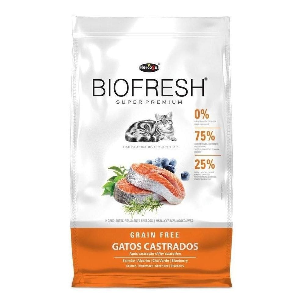 Biofresh Gato Castrado Salmao 7,5Kg