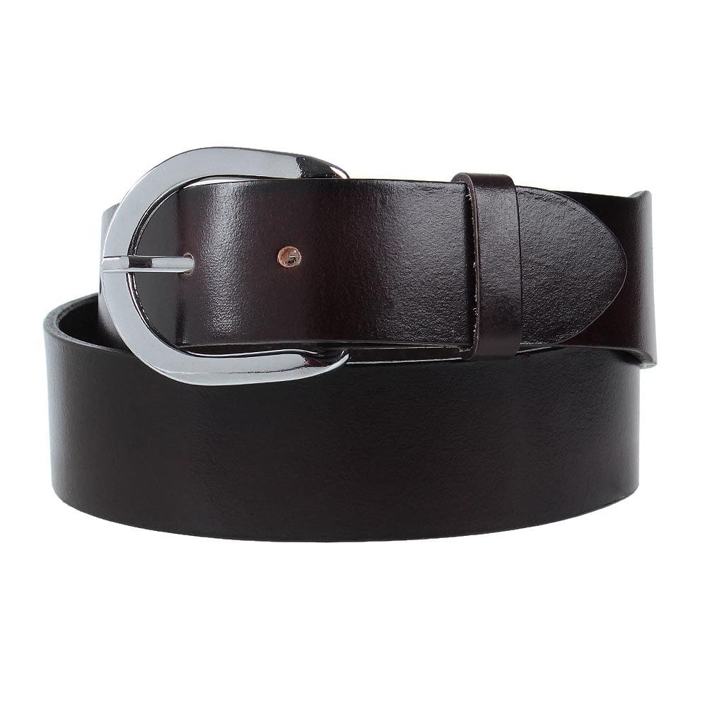 Cinto de Couro Liso Marrom Cow Way 24595