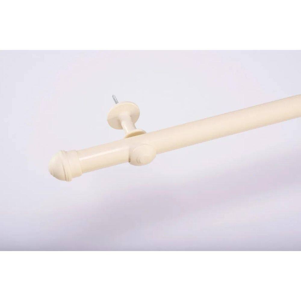Varão Cortina 3m Simples Palha PVC - Suportes