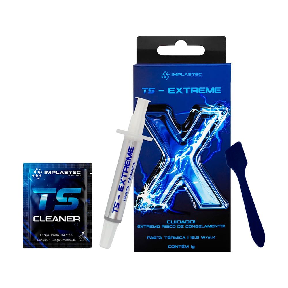 Pasta Termica Implastec Ts Extreme 1G 15,9 W/M.K Patsext1pc Para Gpus Cpus