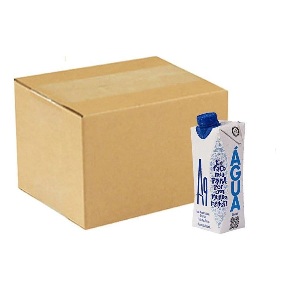 Água Mineral A9 Sem Gás 500Ml 100% Sustentável Kit 12Un