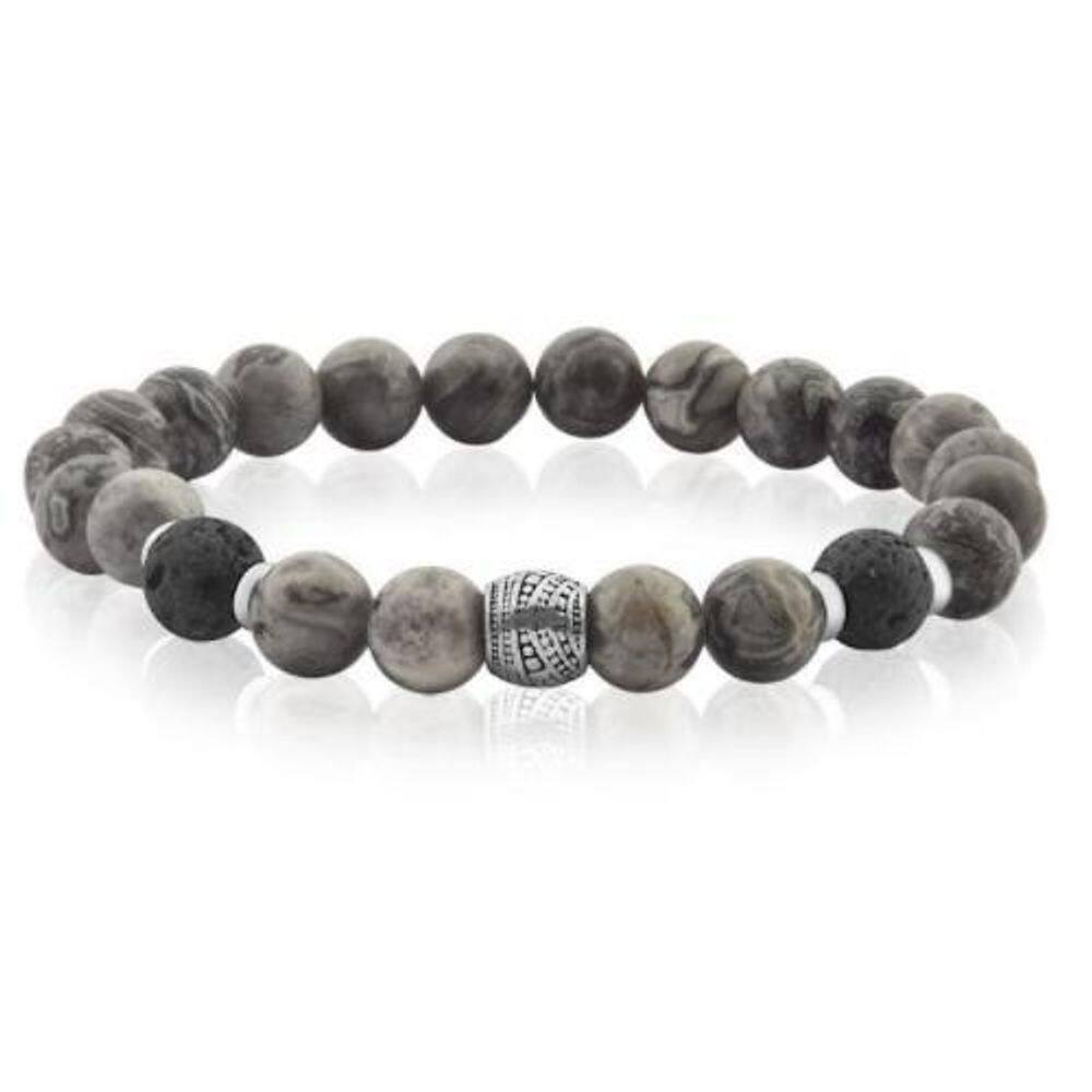 Pulseira Masculina Pedras Mescladas
