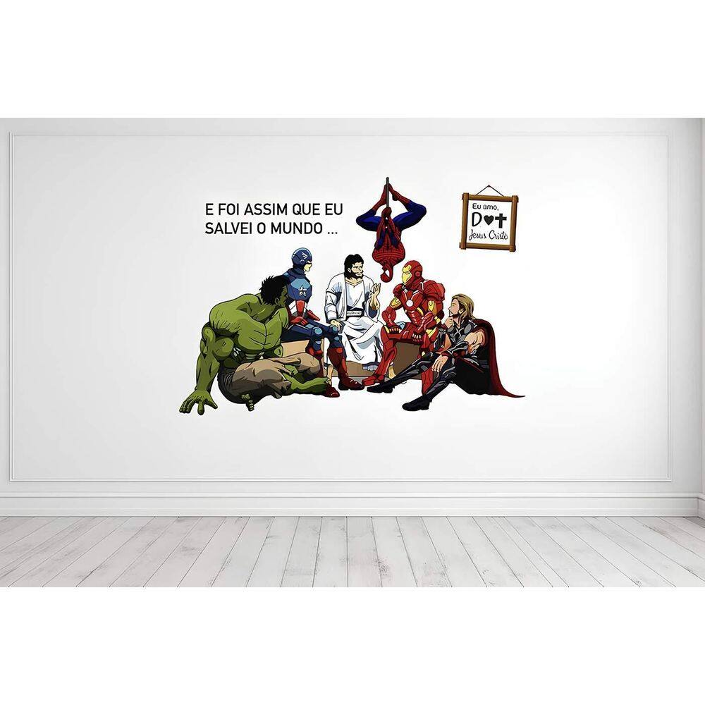 Adesivo De Parede Meu Grande Herói Mod03