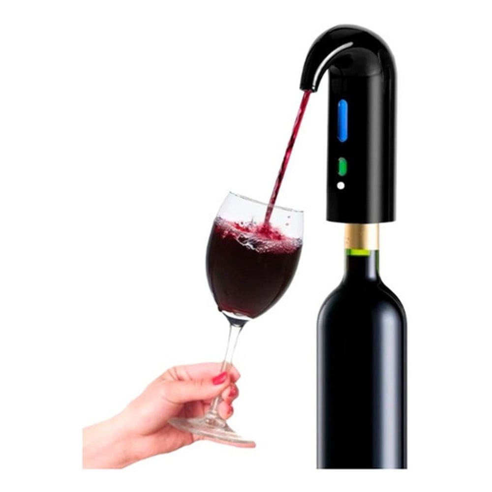 Decanter Aerador De Vinho Elétrico De Bomba Dupla Portátil