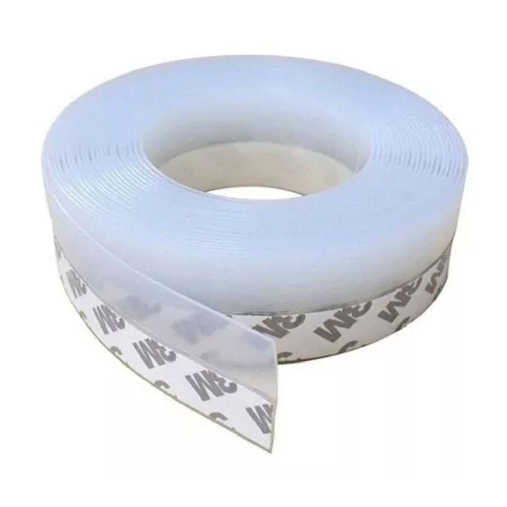 Conjunto 2 Fitas Adesivas Transparentes Vedação de Porta - 1,80m