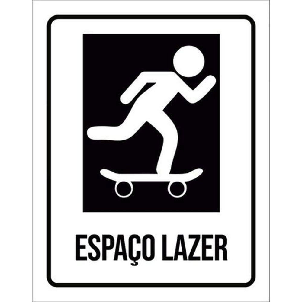 Kit 5 Placas Setor Espaço Lazer Skate 36X46