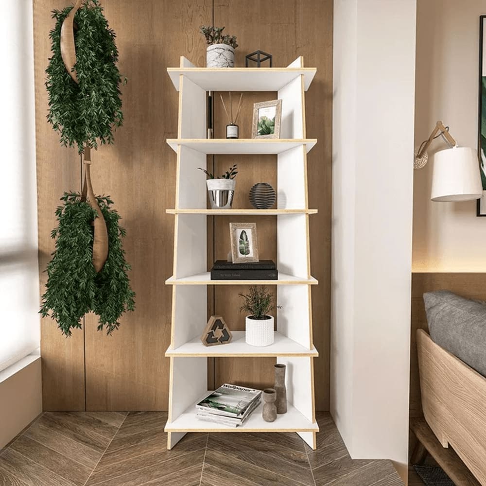 Estante Jade Mdp Branco Ff Liso Eco Friendly (Cert. Fsc) - Politorno