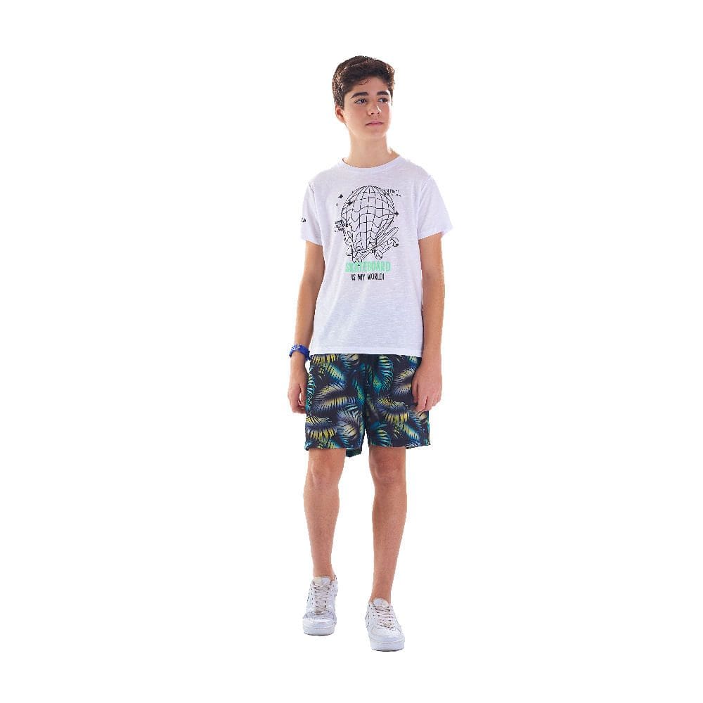 Shorts - Sublimado Folhagem - 48562-1234