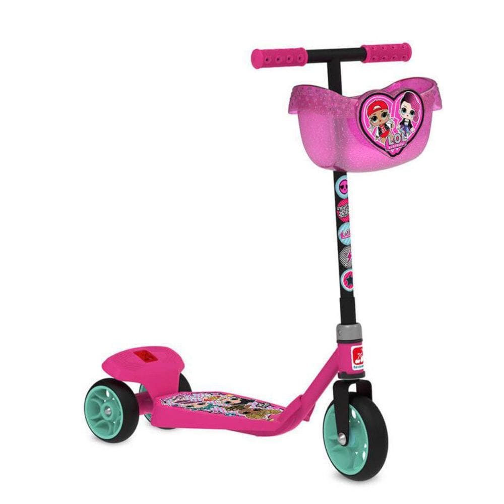 Patinete Infantil Bandeirante Lol - 3301 - Três Rodas