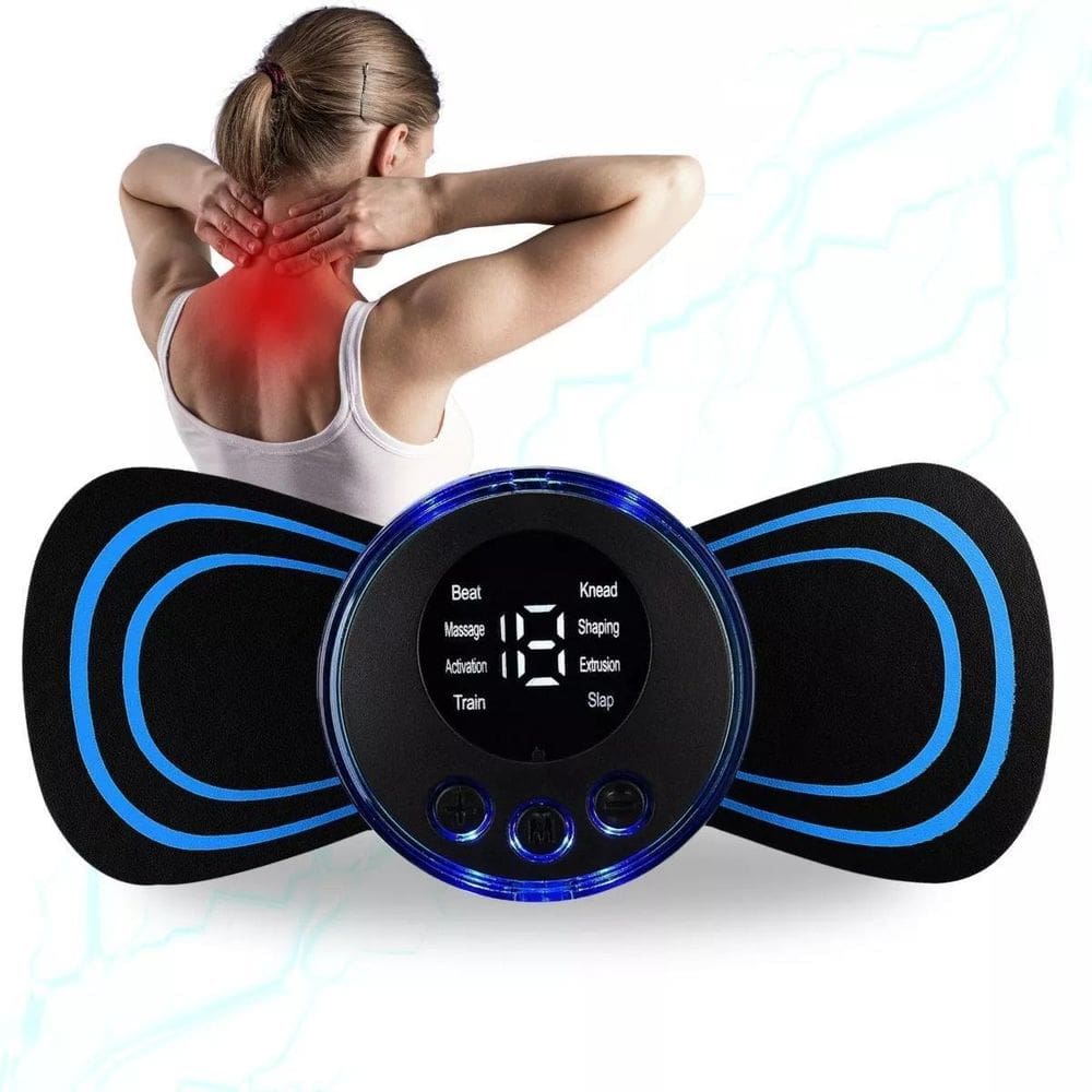 Mini Massageador Portátil Recarregável: Massagem Revigorante