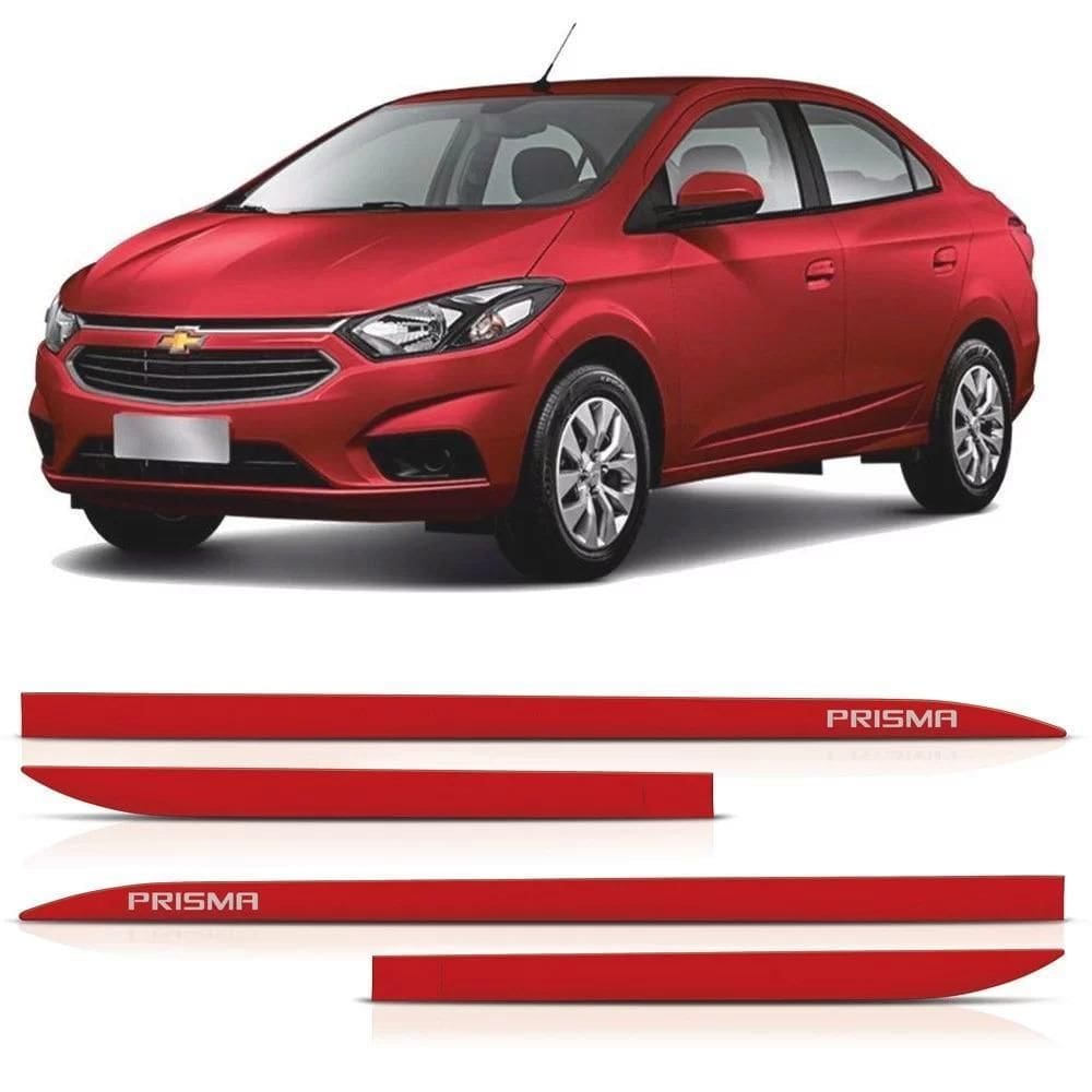 Friso Lateral Prisma Vermelho Carmim
