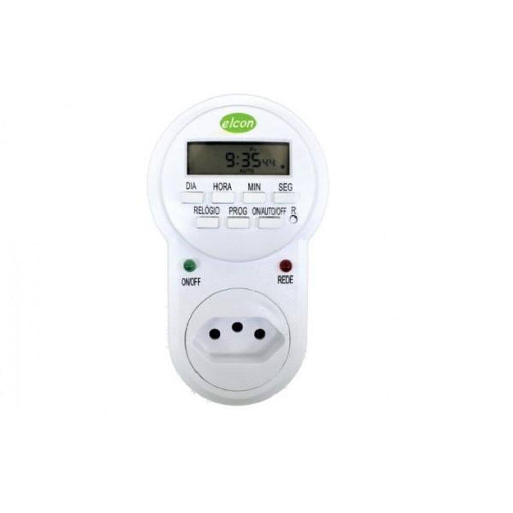 Timer Temporizador Digital Bivolt 10A - Elcon