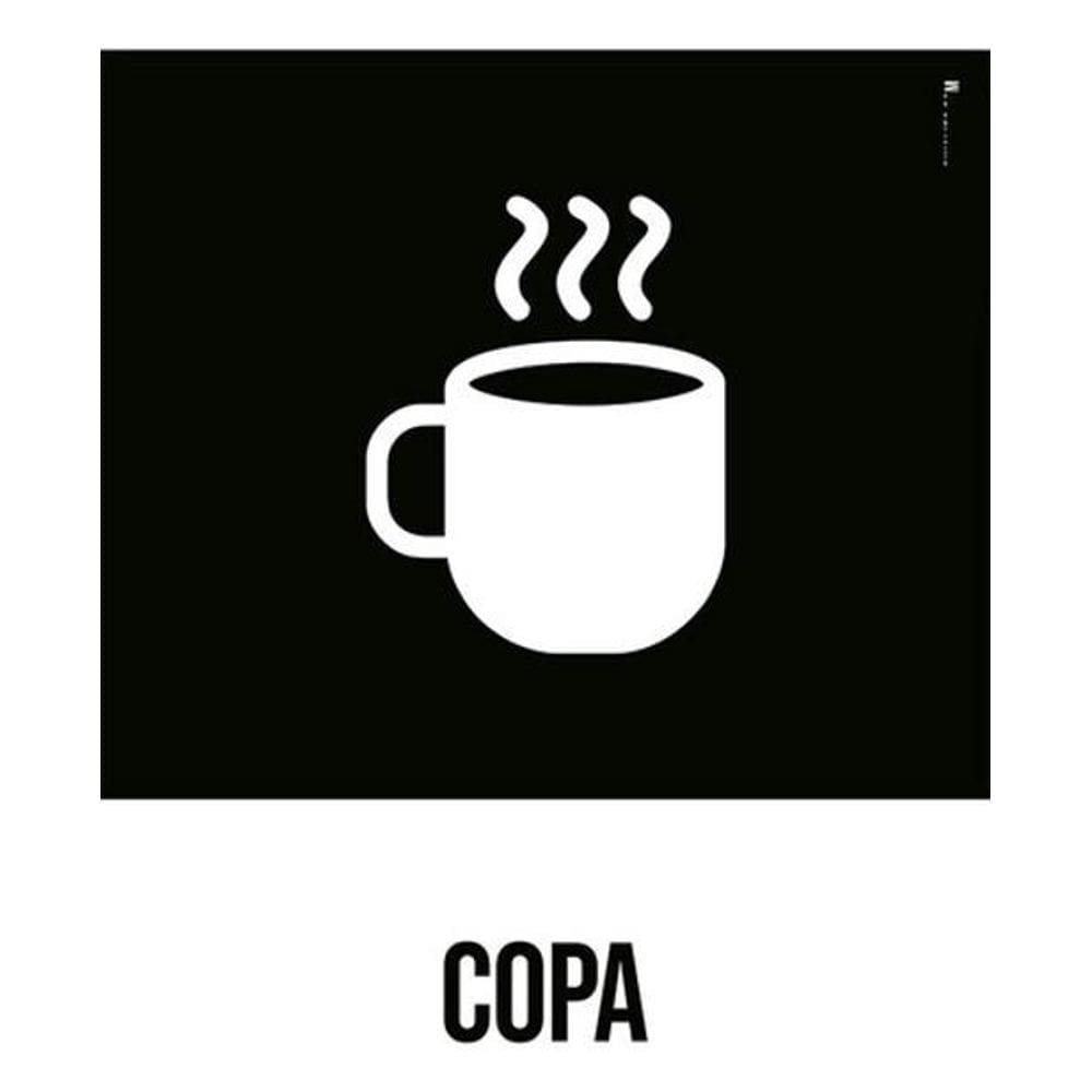 Kit 5 Placas Desenho Copa