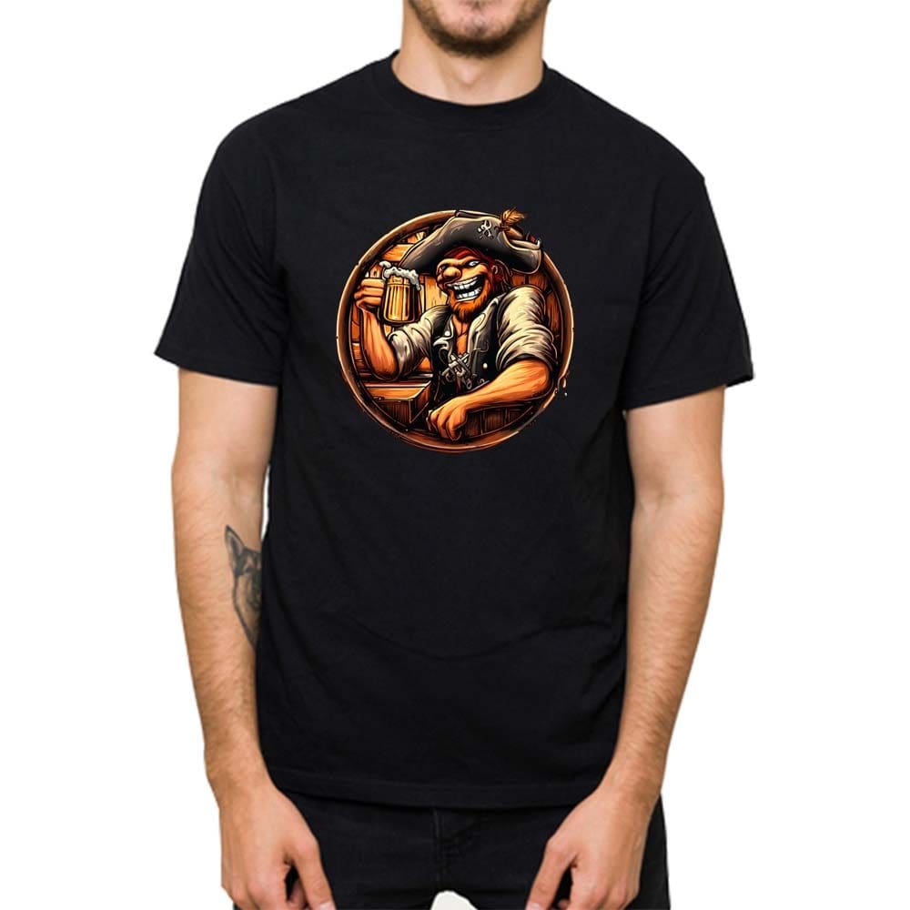 Camiseta 100% Algodao Masculina Gola Careca Redonda Confortavel Otima para Praia Verao