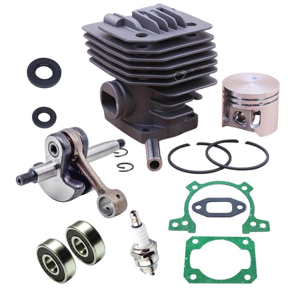 Kit Cilindro Pistão Virabrequim Vela Roçadeira Stihl 220