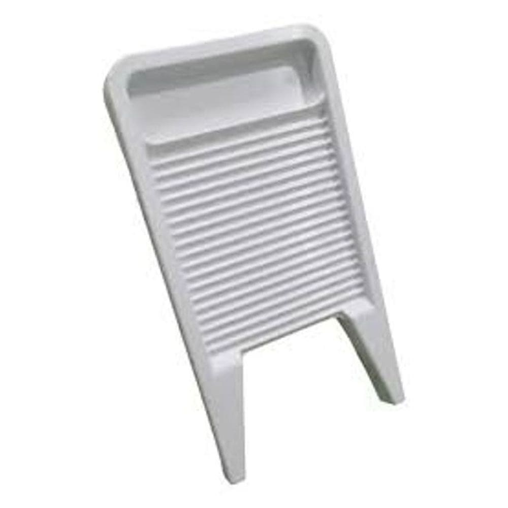 Tábua Para Tanque Pvc Lavar Esfregar Roupa Eco Stilo Branca