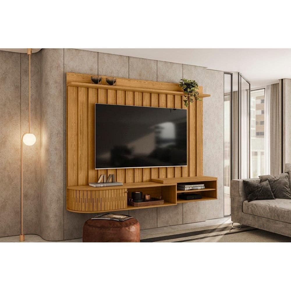 Rack suspensa Ímola Para TV até 75 Polegadas - Cumaru - Madetec