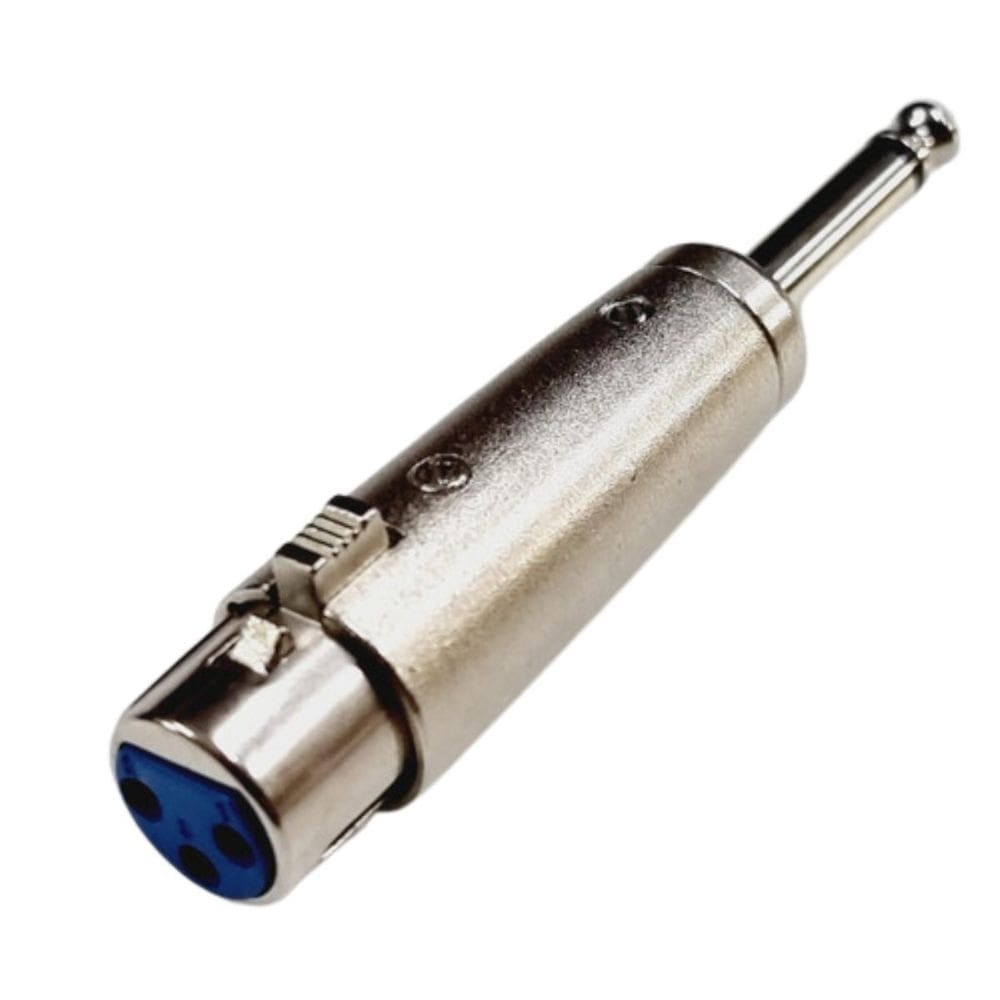 Adaptador XLR Fêmea P10 Macho Metal Profissional MXT