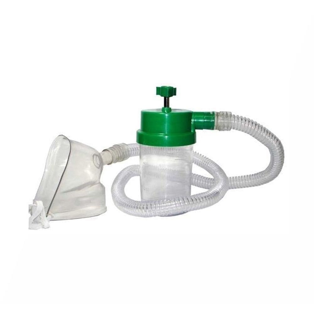 Macronebulizador Com Máscara, Copo E Traqueia Pvc - Adulto