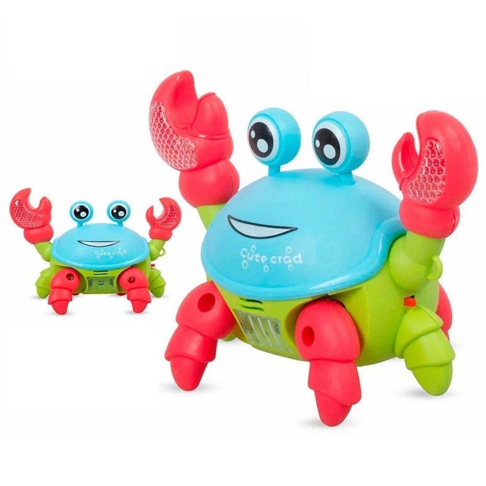 Brinquedo Caranguejo Fujão Musical Som Luz E Movimento