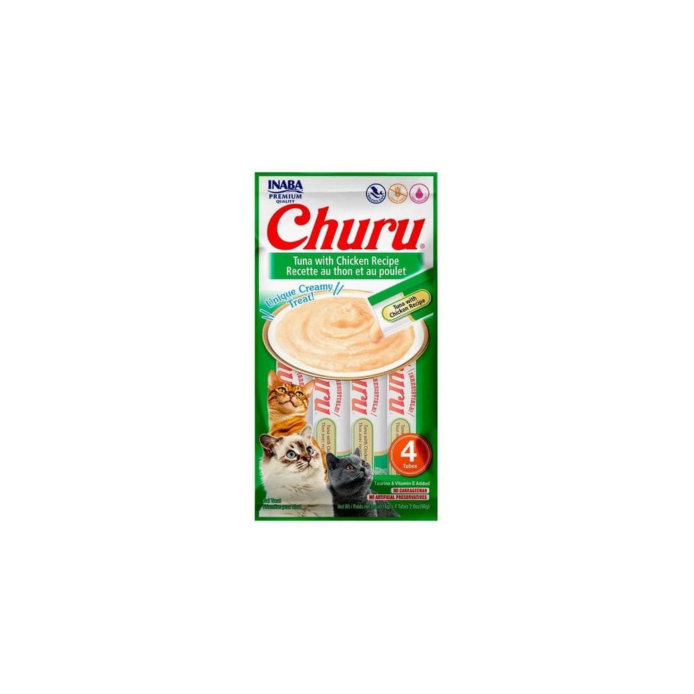 Petisco Churu Para Gatos Atum E Galinha 56G
