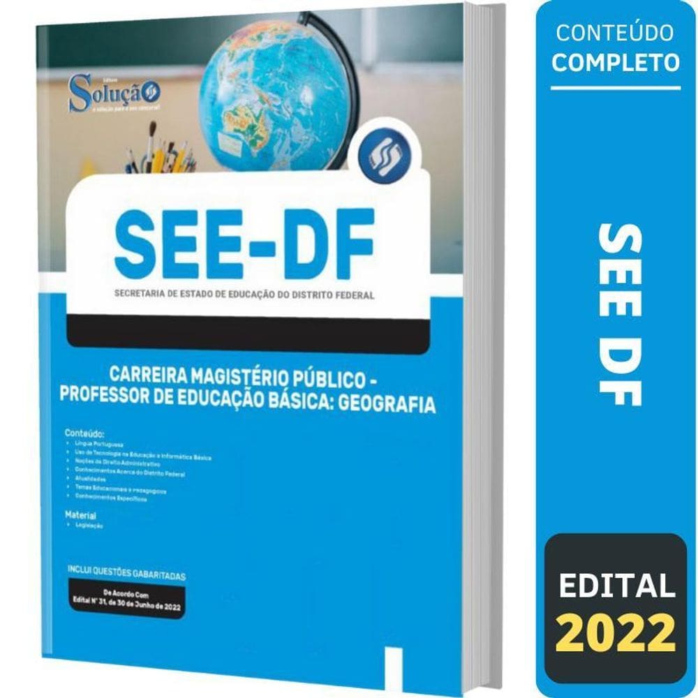Apostila See Df - Professor De Educação Básica Geografia