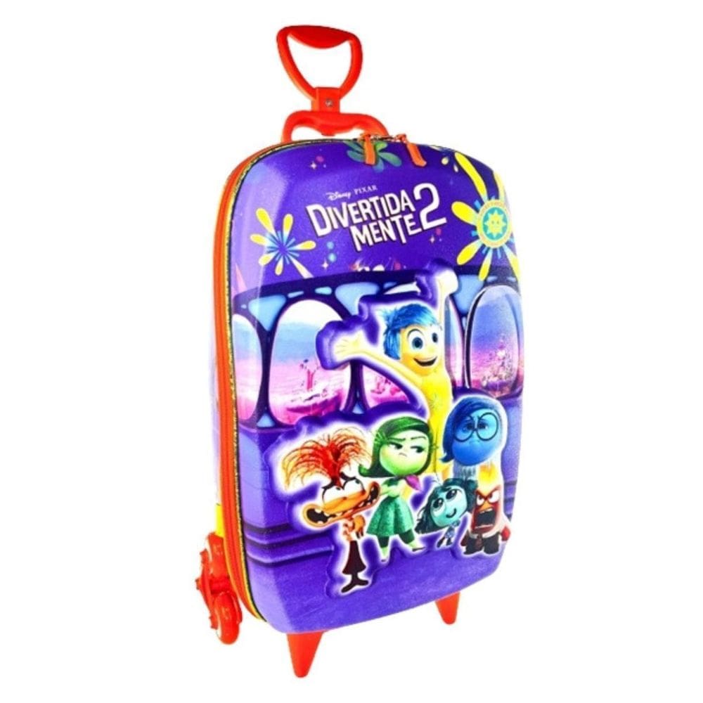 Mochila De Carrinho Divertidamente Sala Controle Escolar