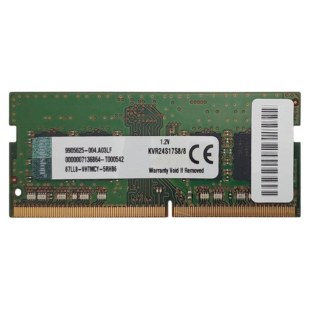 Memória Notebook Kingston 8Gb, Ddr4, 2400Mhz, Cl17