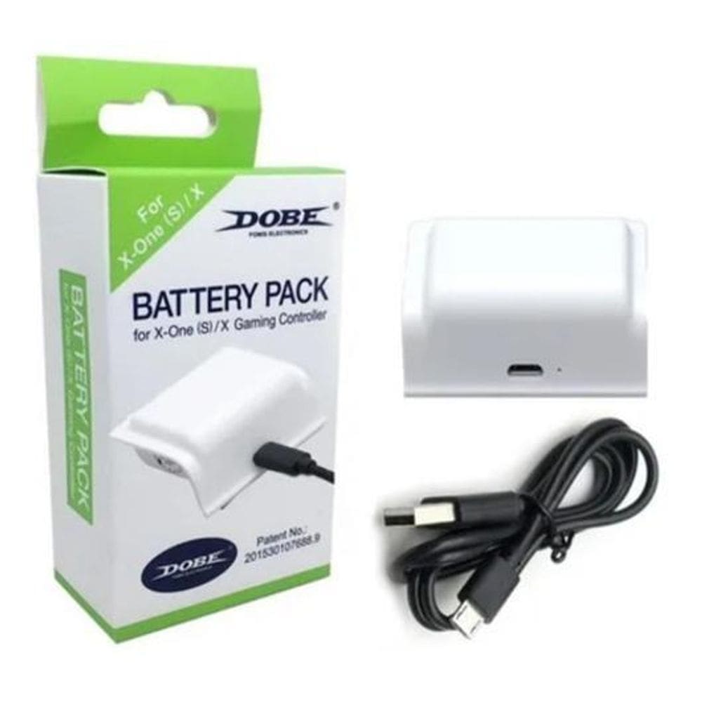 Bateria + Cabo Carregador Controle Xbox One S Play 400Mah